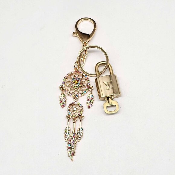 Authentic Louis Vuitton Lock & Key with unbranded Bagcharm, Keycharm, Keychain - Picture 2 of 8